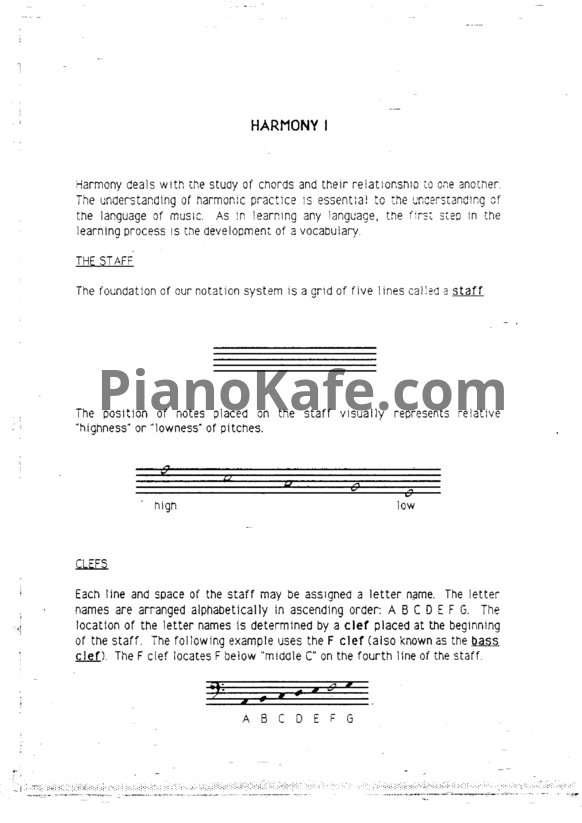 Ноты Barrie Nettles - Гармония. Часть 1 - PianoKafe.com
