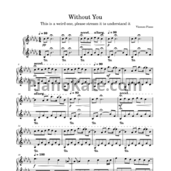 Ноты Vicenzo Piano - Without you - предпросмотр