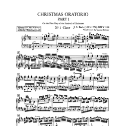 Ноты И. Бах - Рождественская оратория (BWV 248) - предпросмотр