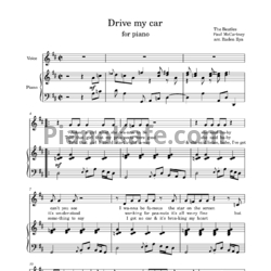 Ноты The Beatles - Drive my car (arr. Ruden Ilya) - предпросмотр