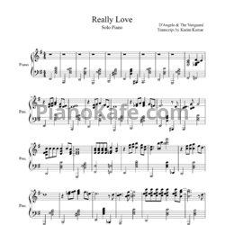 Ноты D'Angelo and The Vanguard - Really love