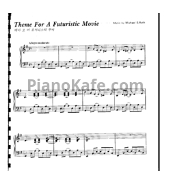 Ноты George Winston - Theme for a futuristic movie - предпросмотр
