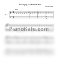 Ноты Denis Stelmakh - Belonging IV (Felo De Se) - предпросмотр