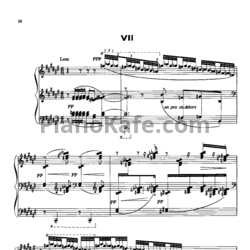 Ноты Claude Debussy - Терраса, освещаемая лунным светом - предпросмотр