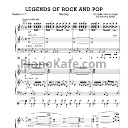 Ноты Anthony Kosko - Legends of rock and pop (Medley) - предпросмотр