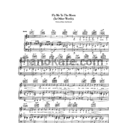 Ноты Frank Sinatra - Fly me to the moon (In other world) - предпросмотр