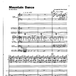 Ноты Dave Grusin - Mountain dance (Партитура) - предпросмотр