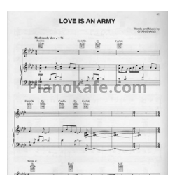 Ноты LeAnn Rimes - Love is an army