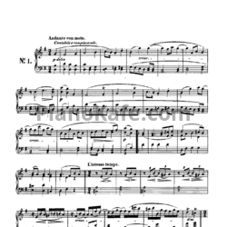 Ноты Л. В. Бетховен - Шесть багателей (Op. 126) - предпросмотр