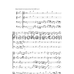 Ноты Генри Пёрселл - Соната в четырех частях №9 фа мажор (Z 810) - предпросмотр