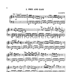 Ноты Манфред Шмитц - Free and easy - предпросмотр