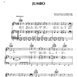 Ноты Bee Gees - Jumbo - предпросмотр