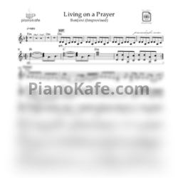 Ноты Bon Jovi - Livin' on a prayer - предпросмотр