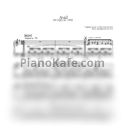 Ноты Hiroyuki Sawano - Avid - предпросмотр