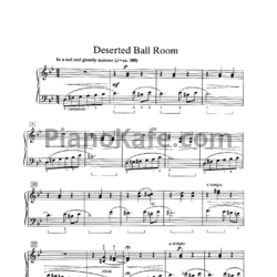 Ноты William Gillock - Deserted ball room - предпросмотр