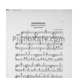 Ноты Л. Гоббартс - Ароматные цветы. Вальс для фортепиано (Op. 72) - предпросмотр