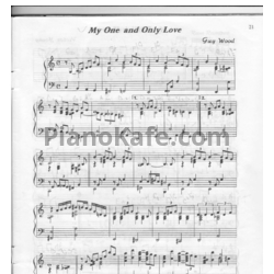 Ноты Guy Wood - My one and only love