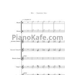 Ноты The Who - Squeeze box