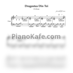 Ноты O-Zone - Dragostea Din Tei - предпросмотр