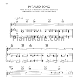 Ноты Radiohead - Pyramid song - предпросмотр