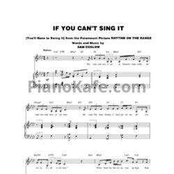 Ноты Ella Fitzgerald - If you can't sing it (You'll have to swing it) - предпросмотр