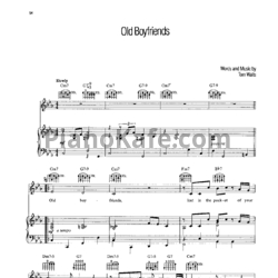 Ноты Tom Waits - Old boyfriend - предпросмотр