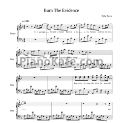 Ноты Billy Talent - Burn the evidence