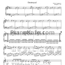 Ноты Within Temptation - Destroyed - предпросмотр