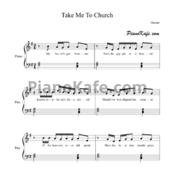 Ноты Константин Работов и Илона Соломонова - Take me to church (Отведи меня в церковь)