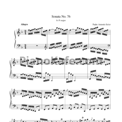 Ноты Antonio Soler - Sonata No. 76 in F major - предпросмотр