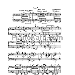 Ноты Модест Мусоргский - Гном - предпросмотр