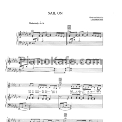 Ноты Lionel Richie - Sail On - предпросмотр