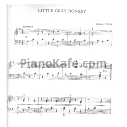 Ноты William Gillock - Little gray donkey - предпросмотр