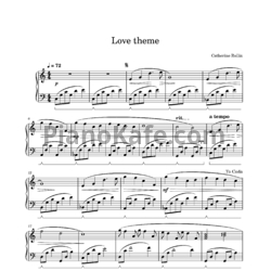 Ноты Catherine Rollin - Love theme