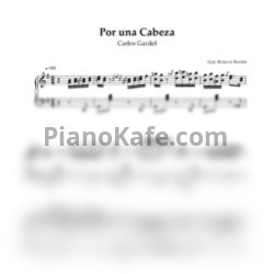 Ноты Carlos Gardel - Por una cabeza (Версия 3) - предпросмотр
