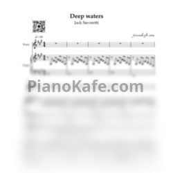 Ноты Jack Savoretti - Deep Waters - предпросмотр