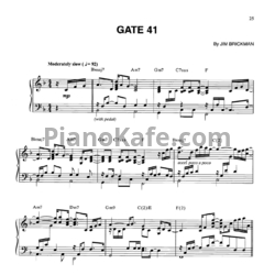 Ноты Jim Brickman - Gate 41 - предпросмотр