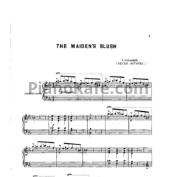 Ноты Луи Моро Готшалк - The maiden's blush (Op. 106) - предпросмотр
