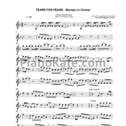 Ноты Tears for Fears - Woman in chains