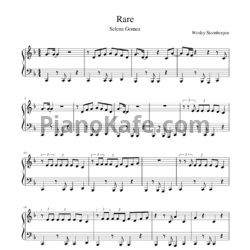 Ноты Selena Gomez - Rare - предпросмотр