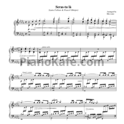 Ноты Fabian Lara & Obispo Pascal - Seras-tu La - предпросмотр