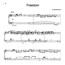 Ноты Jim Brickman - Freedom - предпросмотр