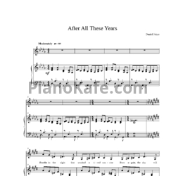 Ноты Silverchair - After all these years - предпросмотр