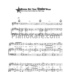 Ноты Bryan Adams - (I wanna be) your underwear - предпросмотр