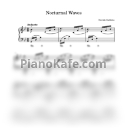 Ноты Davide Gullotto - Nocturnal waves - предпросмотр