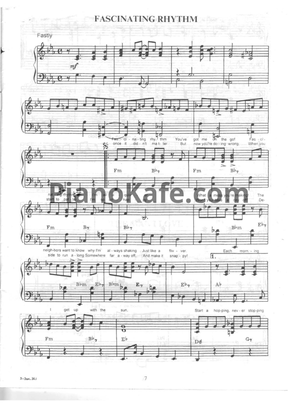 Ноты Джордж Гершвин - Композиторы джаза - PianoKafe.com