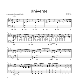 Ноты EXO - Universe