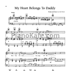 Ноты Ella Fitzgerald - My heart belongs to daddy - предпросмотр