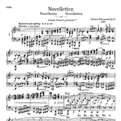 Ноты Роберт Шуман - Восемь новелетт (Op. 21) - предпросмотр