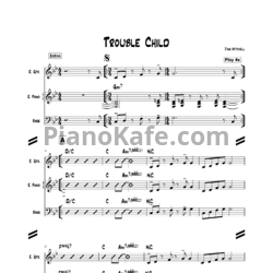 Ноты Joni Mitchell - Trouble child - предпросмотр